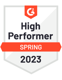 High Performer Spring 2023 badge