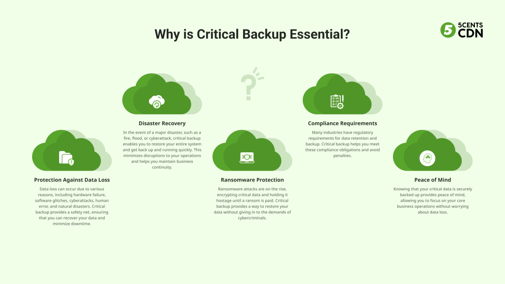 Why is Critical Backup Essential?
