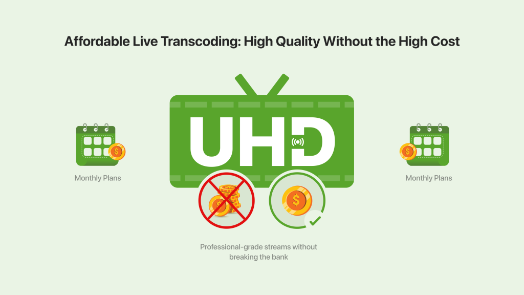  Affordable Live Transcoding: High Quality Without the High Cost